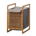 BAMBOO WOOD LAUNDRY BASKET