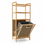 3-Tier Bamboo Laundry Basket