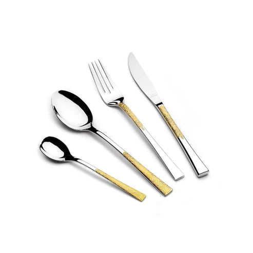 ARSHIA GOLD AND SILVER 50PCS CUTLERY SETS TM762GS