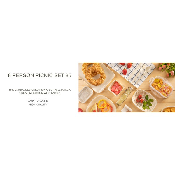 Limon 85 Pcs Picnic Set For 6 Person