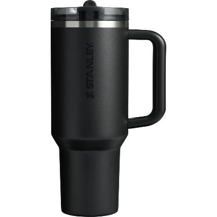 The Quencher ProTour Flip Straw Tumbler | 40 OZ - Black 2.0