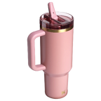The Quencher ProTour Flip Straw Tumbler | 40 OZ - Antique Pink