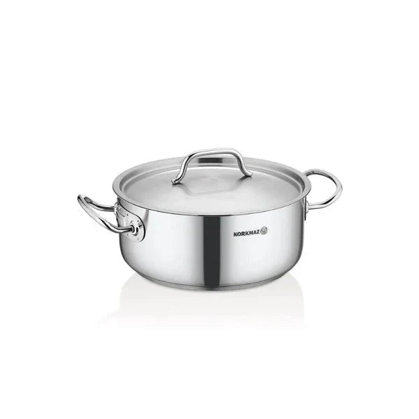 Korkmaz Proline Gastro Low Casserole 24x10 (Satin)