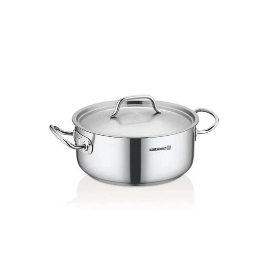 Korkmaz Proline Gastro Low Casserole 24x10 (Satin)