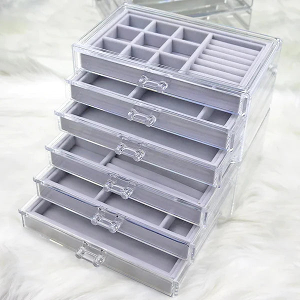 Multilayer Plush Jewelery Organizer