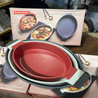 Danny Home Porcelain Bakeware Dishes 3Pcs