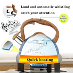 Stainless Steel Whistling Tea Kettle – Classic & Durable Design