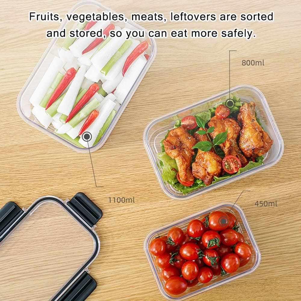 Glass Container Set of 3