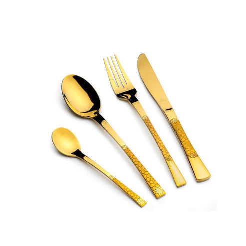 ARSHIA PREMIUM GOLD 50PCS CUTLERY SETS TM1401GS