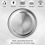 Stainless Steel Whistling Tea Kettle – Classic & Durable Design