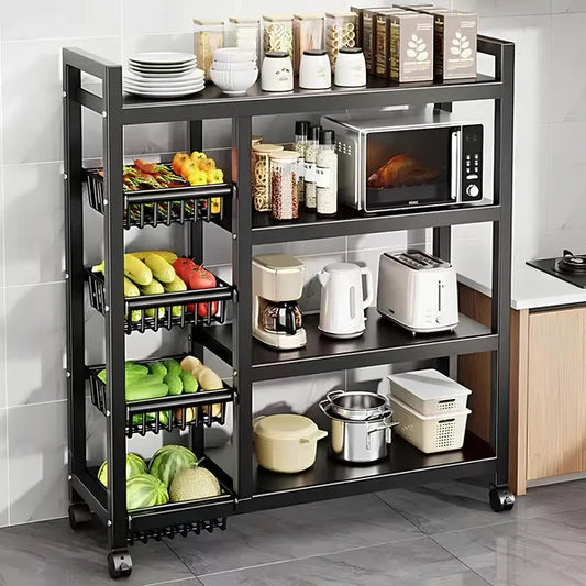 Movable Kitchen & Home Storage Shelf