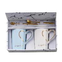 Heart Shape Coffee Mug With Lid