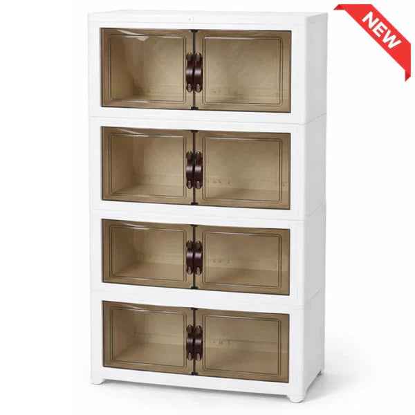 Storium Stackable Storage Cupboard 4-Layer – Smart Bazaar