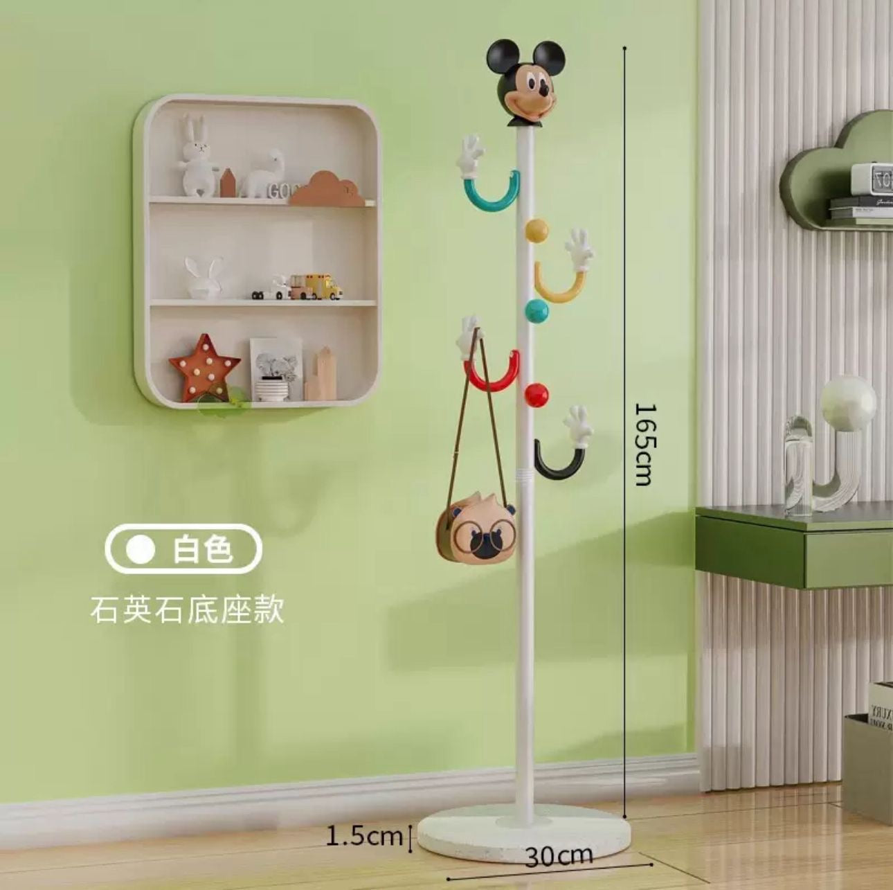 Mickey Mouse Modern Clothes Hanger Stand for Children and Adults – multi-purpose hanger for hanging clothes, bags, and caps