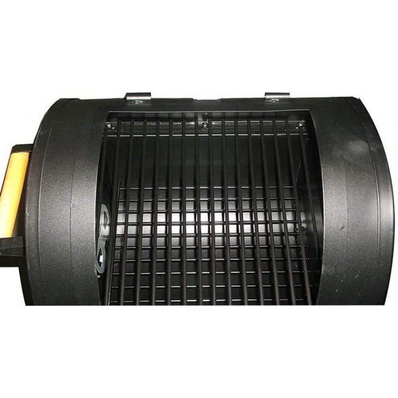 Large Barbecue Smoker Grill Oil Drum Charcoal BBQ Grill With Smokestack With Wheels And Thermometer