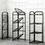 Foldable Corner Shelf With Tripod Base