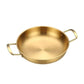 Stainless Steel Matt-Gold China Wok 18 cm