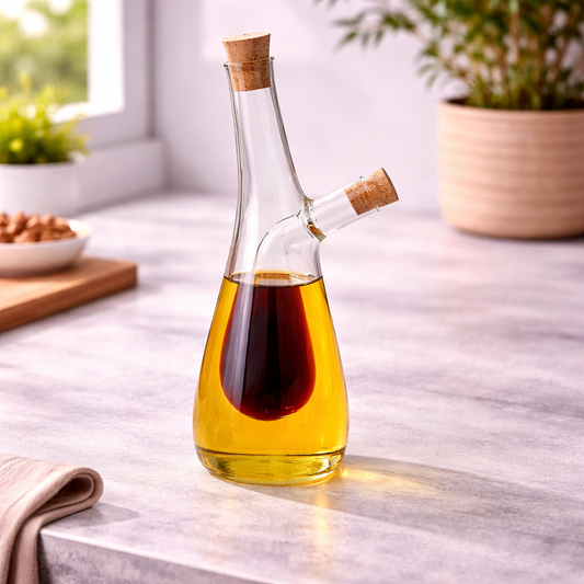 Danny Home Borosilicate 2 in 1 Oil & Vinegar Bottle 310ml