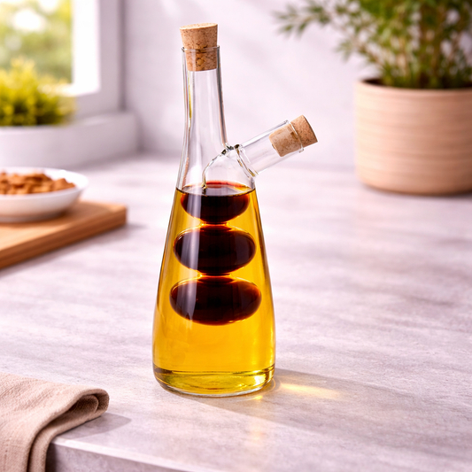 Danny Home Borosilicate 2 in 1 Oil & Vinegar Bottle 320ml