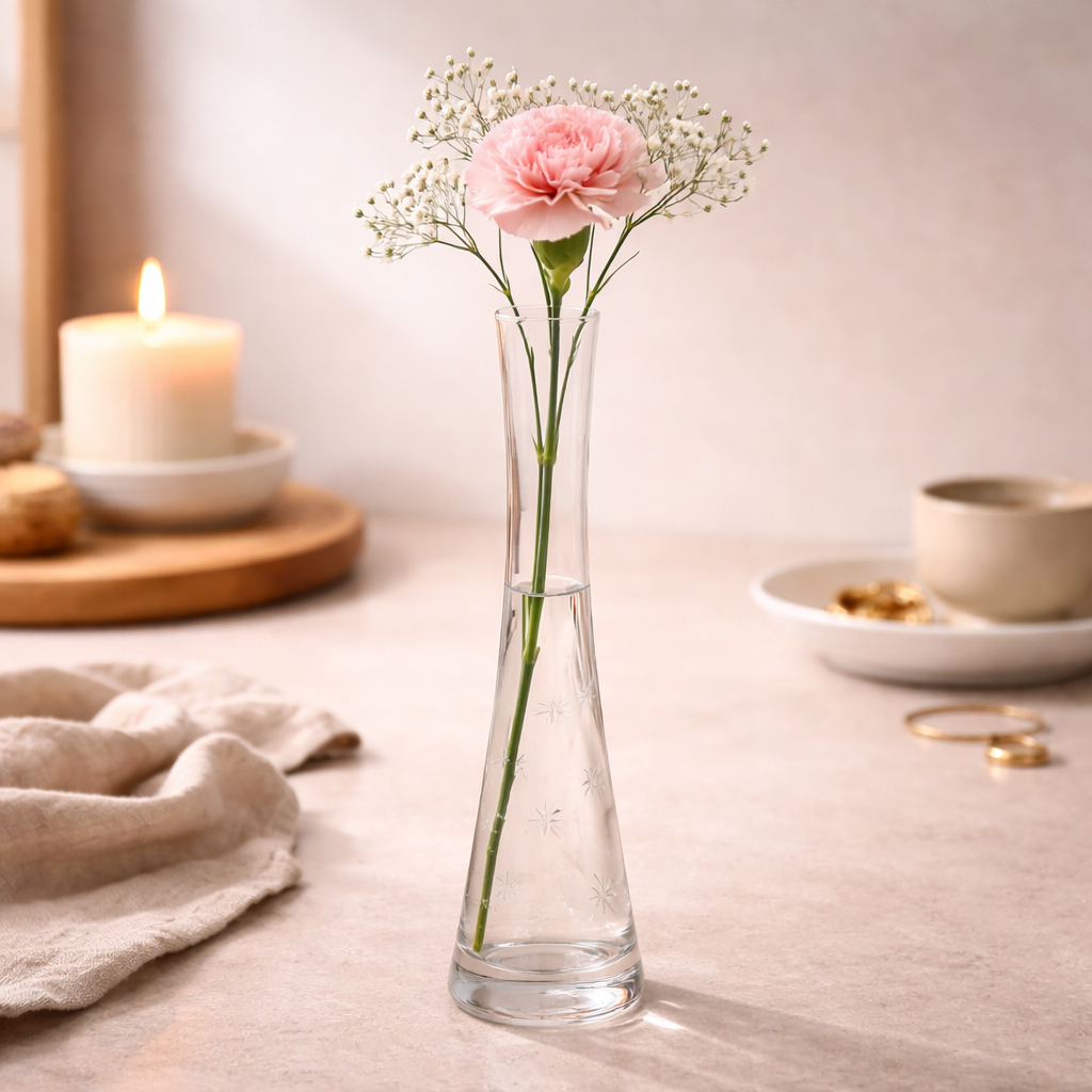Danny Home Glass Plant Vase 17.2cm