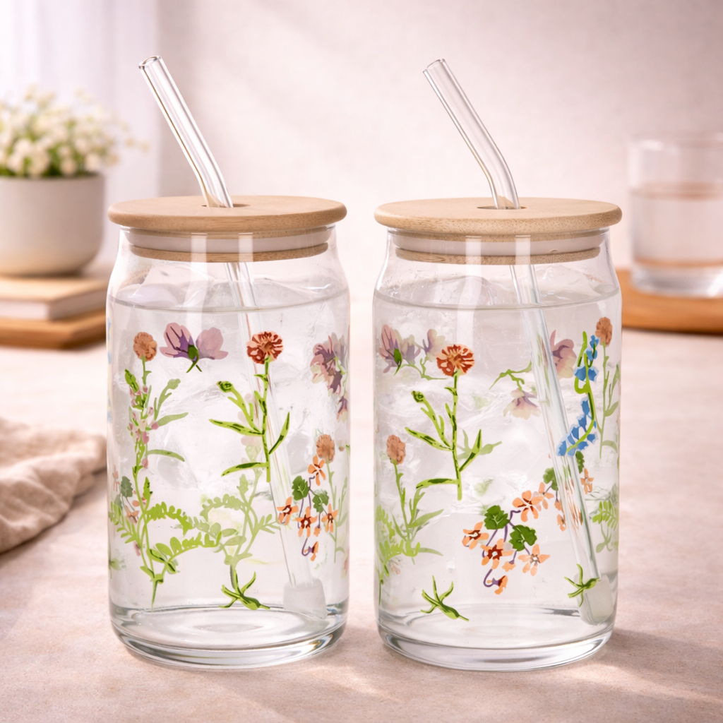 Danny Home Cola Drinking Glass Cup 2pcs 500ml