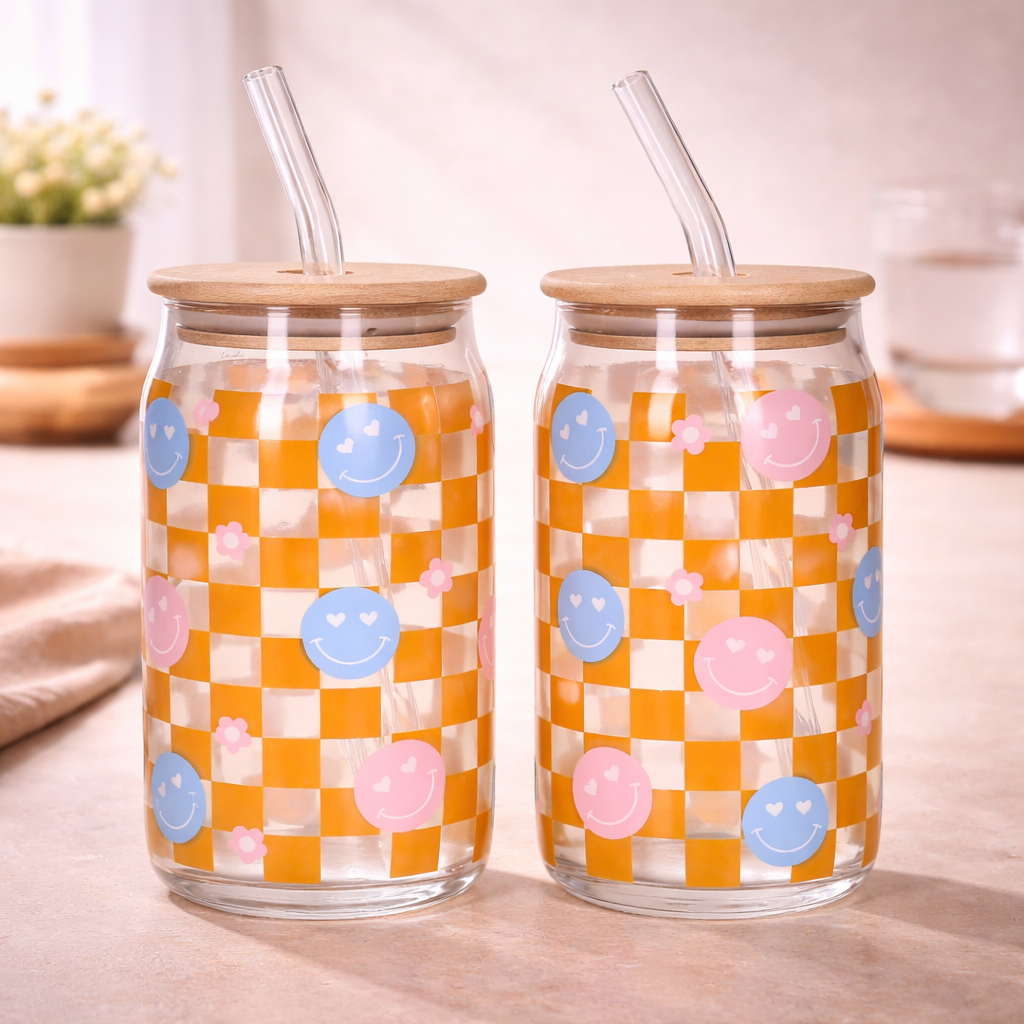 Danny Home Cola Drinking Glass Cup 2pcs 500ml