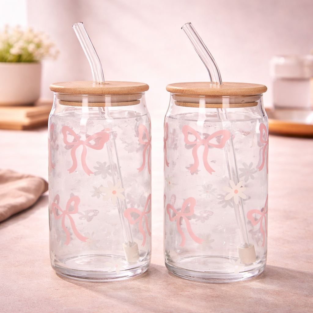 Danny Home Cola Drinking Glass Cup 2pcs 500ml