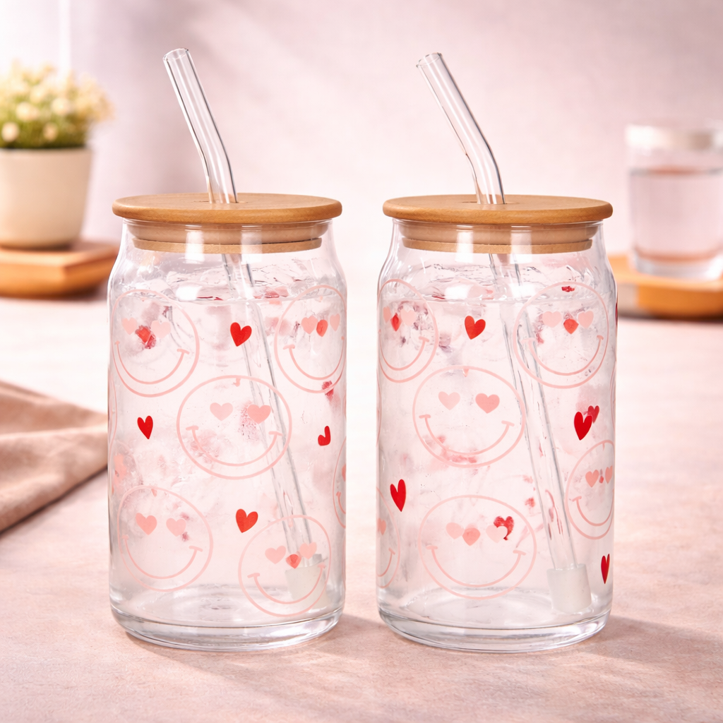 Danny Home Cola Drinking Glass Cup 2pcs 500ml