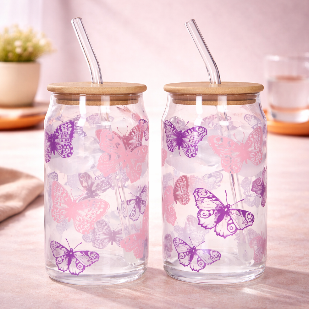 Danny Home Cola Drinking Glass Cup 2pcs 500ml