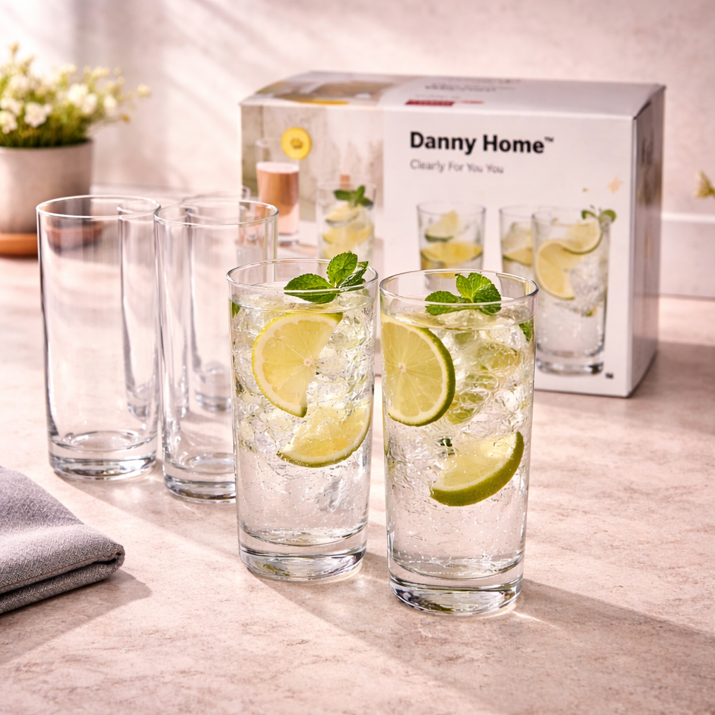 Danny Home Tall Cocktail Glasses 6pcs 460ml