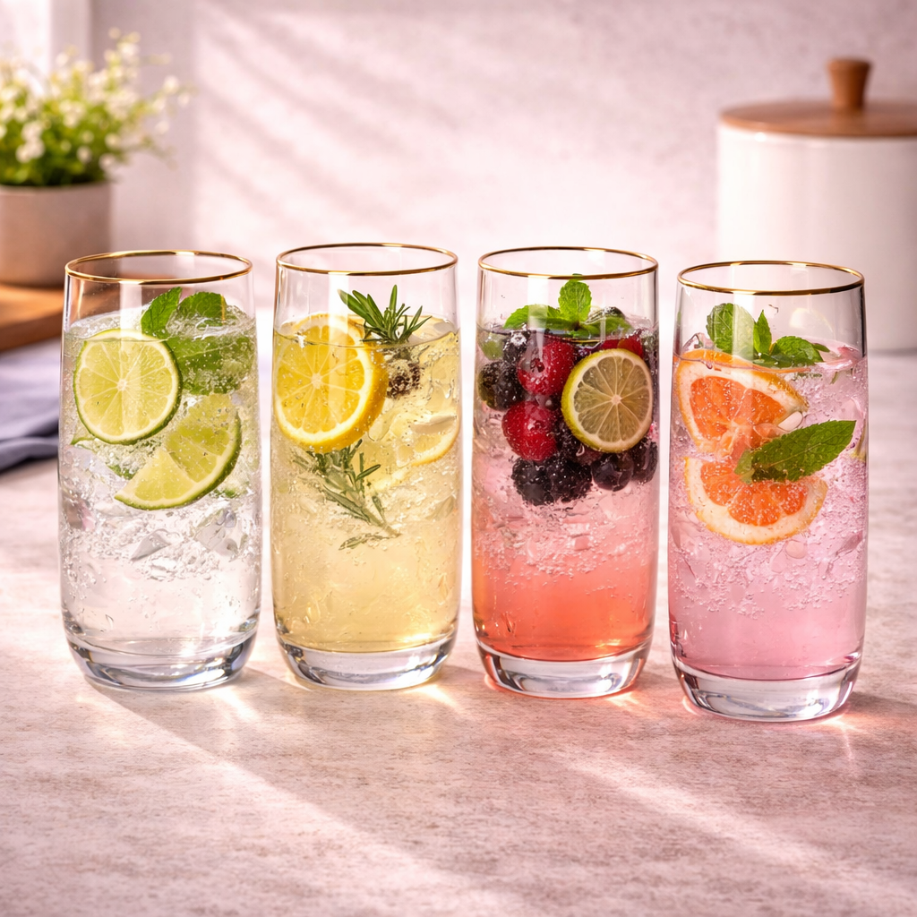 Danny Home Tumbler Glasses 6Pcs 550ml