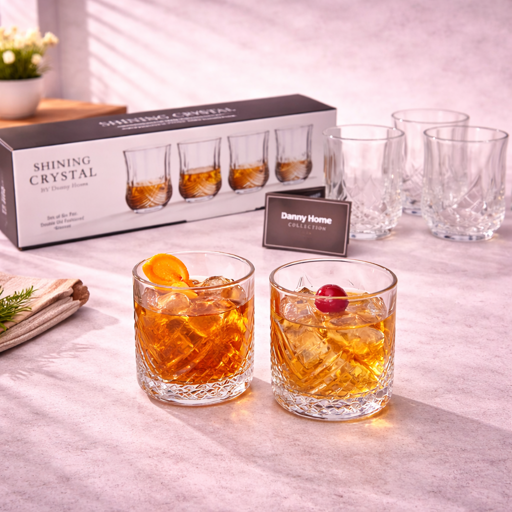 Danny Home Whisky Glass Set 2Pcs 200ml