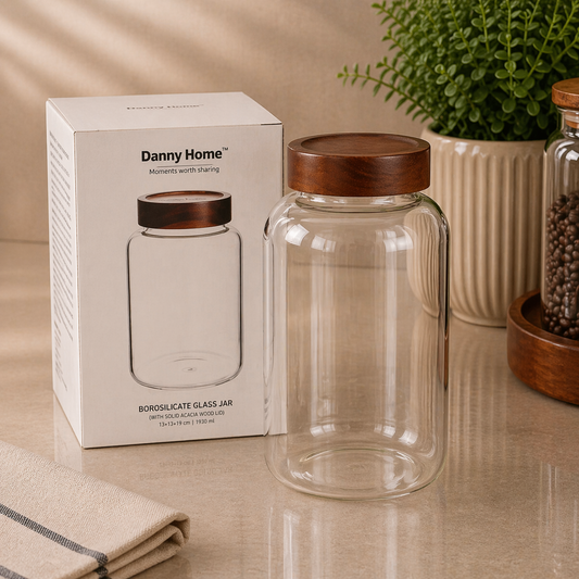 Danny Home Borosilicate Sealed Glass Jar 1930ml