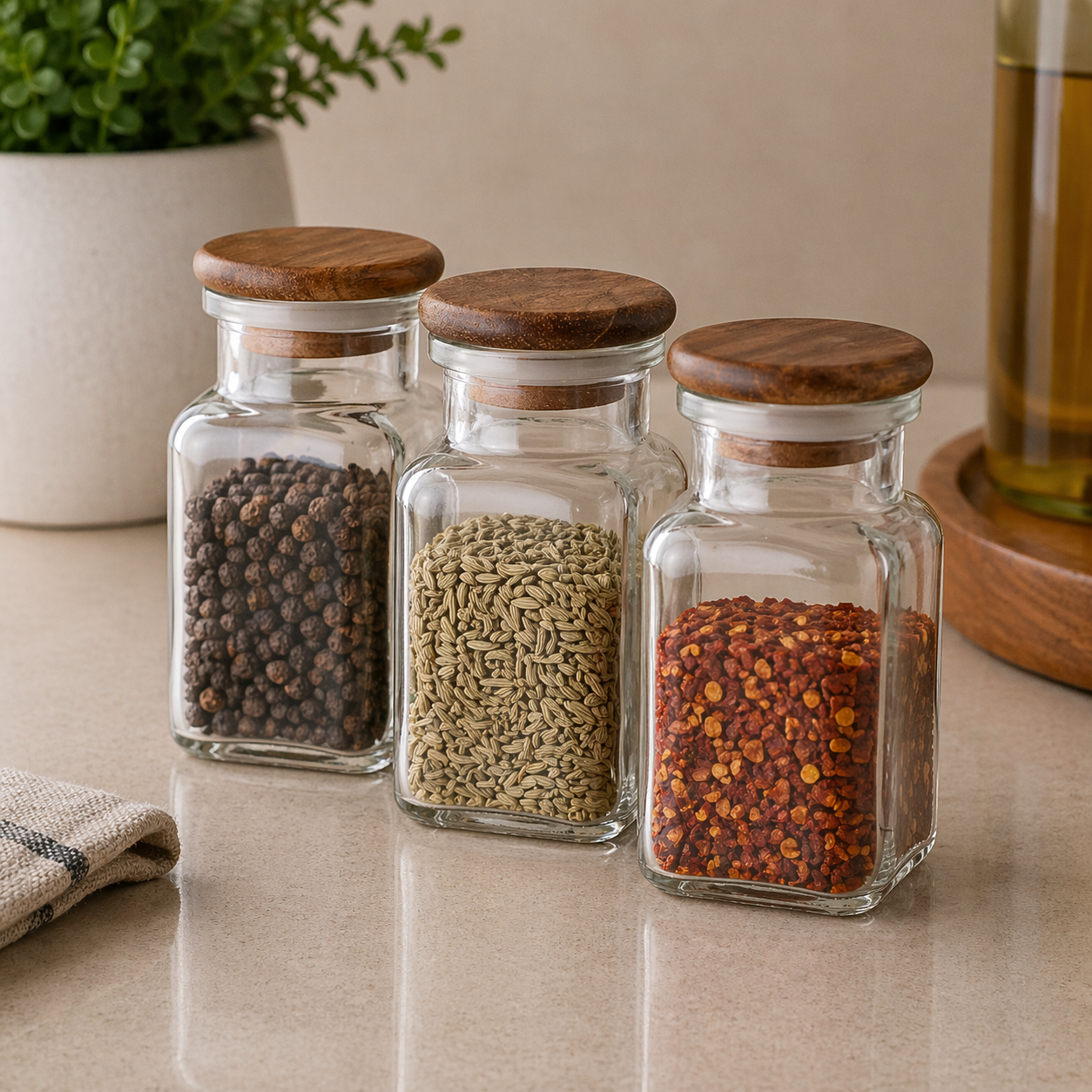 Danny Home Seasoning Spice Jar Set 3pcs 75ml