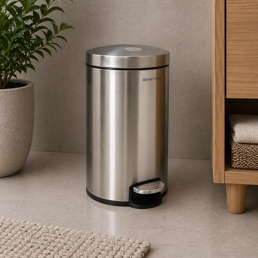Danny Home Stainless Steel Garbage Can 12L