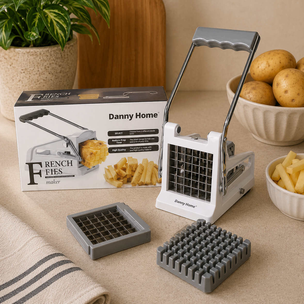 Danny Home Mechanical French Fries Maker 24.4cm