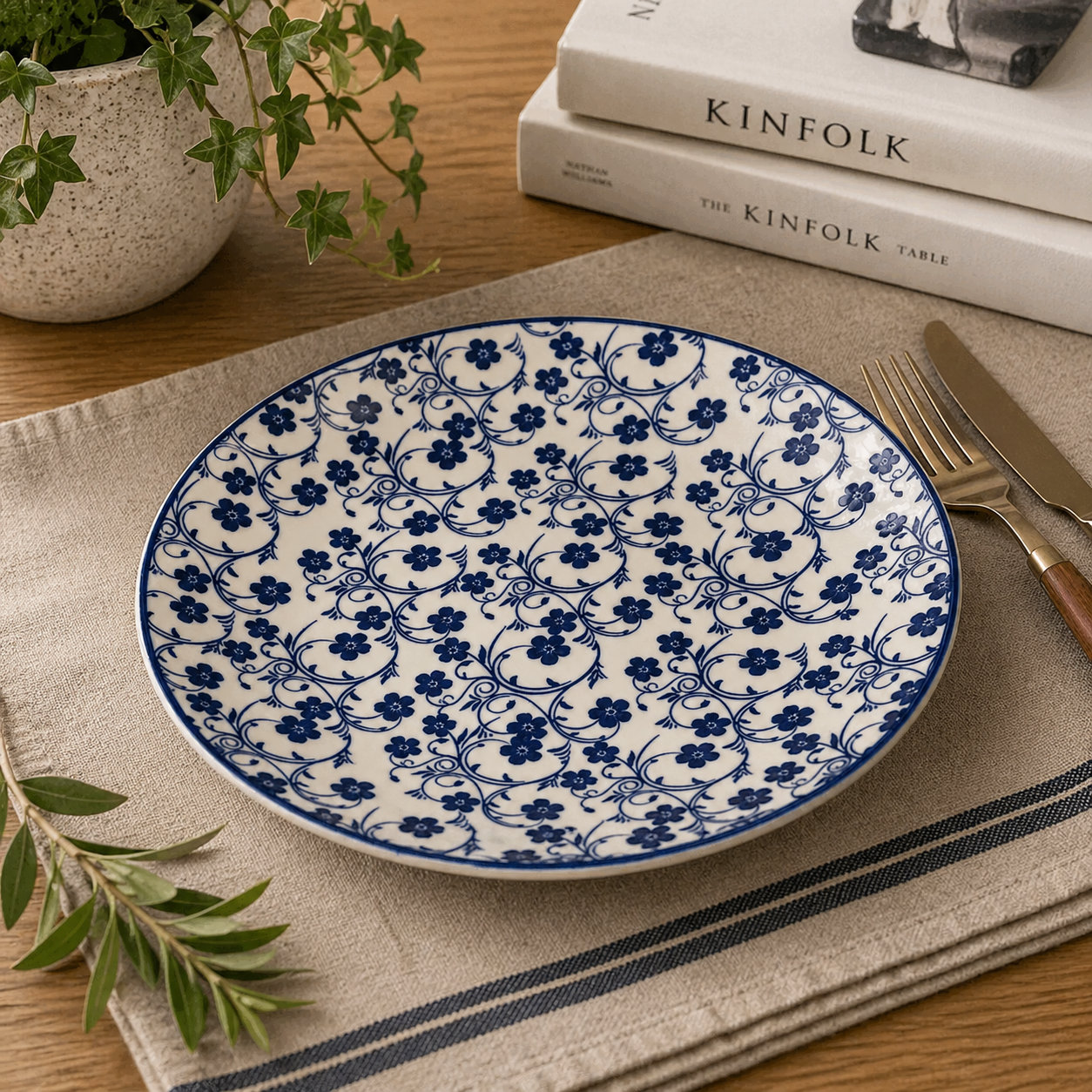 Danny Home Floral Design Side Plate 22cm