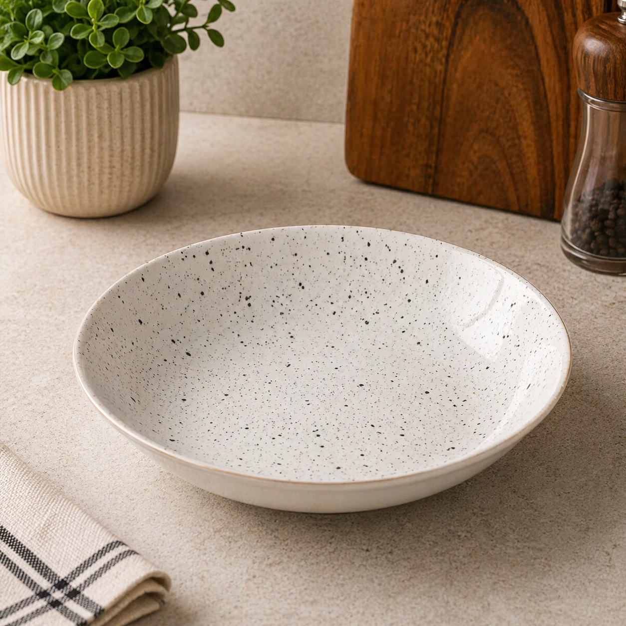 Danny Home Speckled Deep Plate 20.3cm