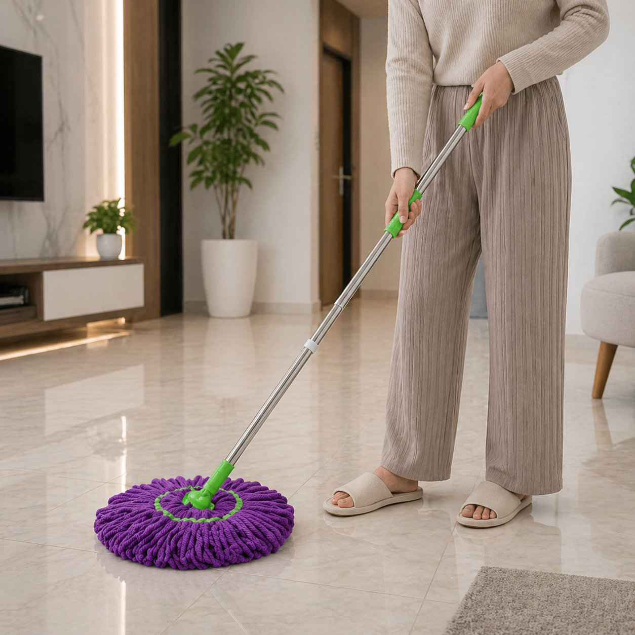 360° Spin Microfiber Floor Mop