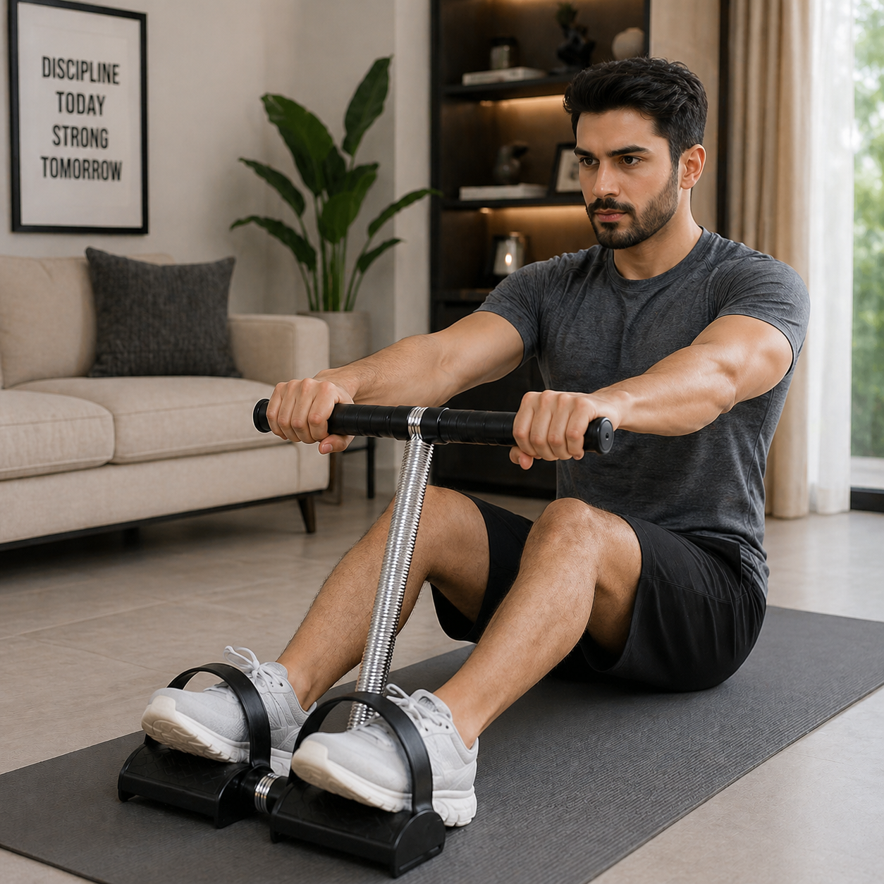 Fitness Pedal Resistance Trainer – Adjustable Tension Exercise Machine