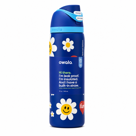 Owala FreeSip 32oz Insulated Bottle – Wiggle Wiggle