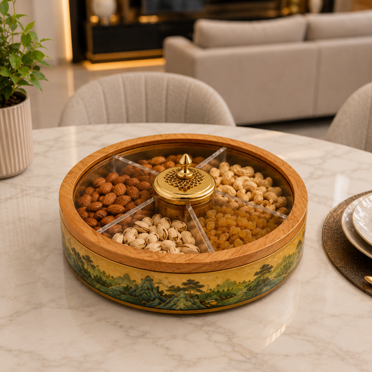 Imperial Landscape Dry Fruit Serving Box