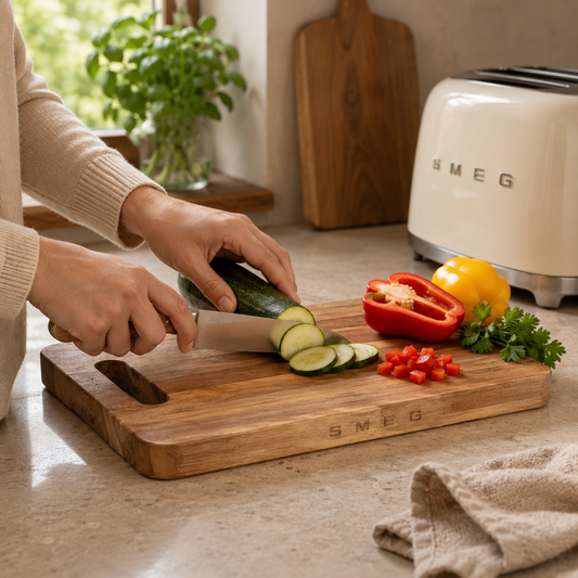 SMEG Wooden Kitchen Chopping Board