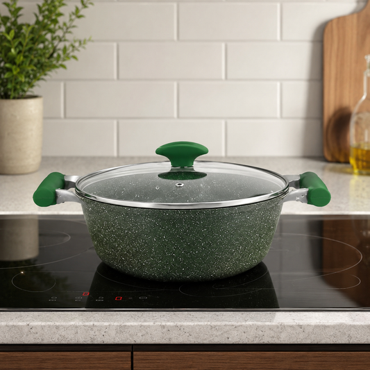Prestige Essentials Granite Finish Cooking Pot – 30cm
