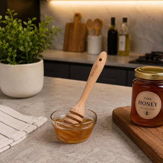 Prestige Wooden Honey Dispenser