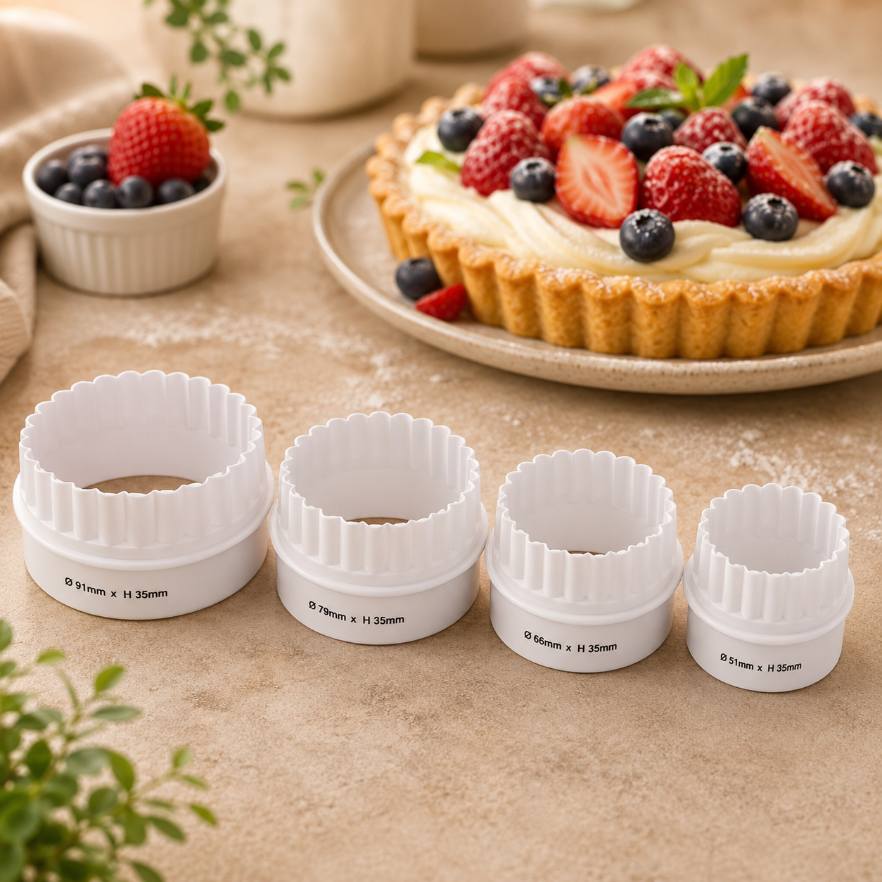 Prestige 4 Pcs Pastry Cutter Set