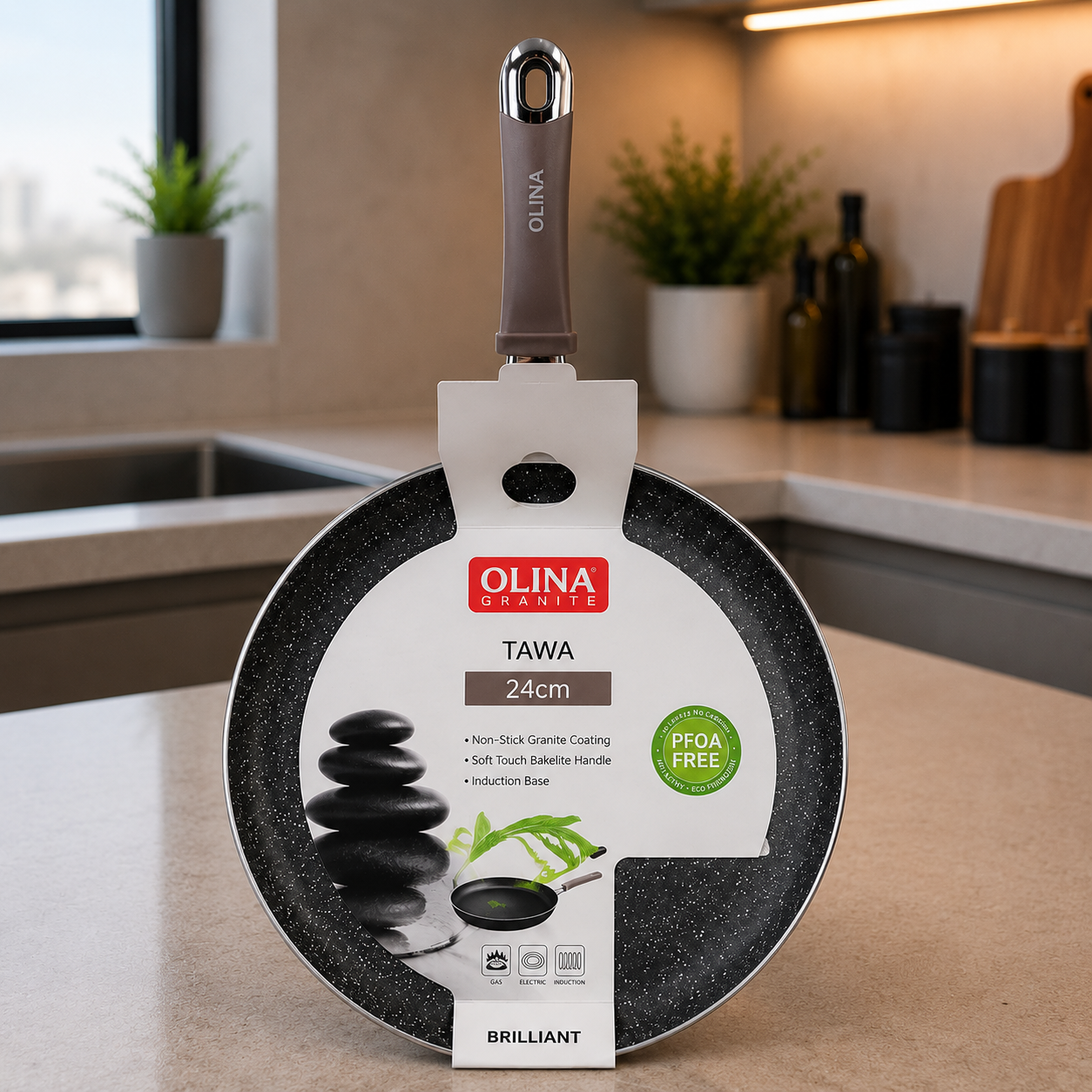 OLINA Granite Tawa – 24cm