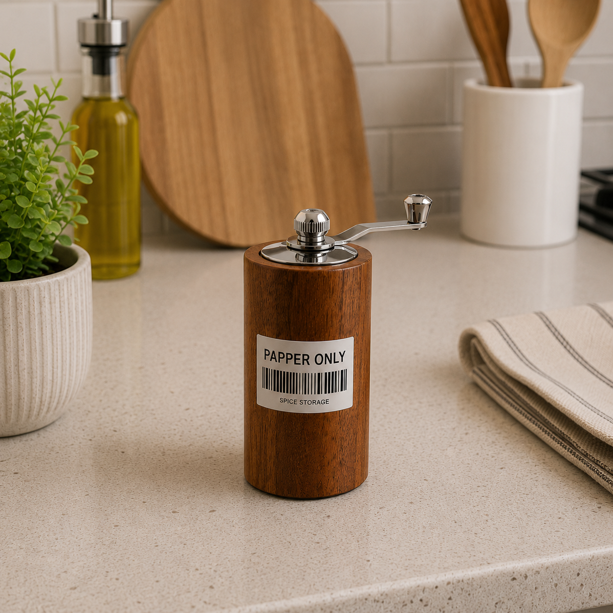 Dark Wood Pepper Grinder