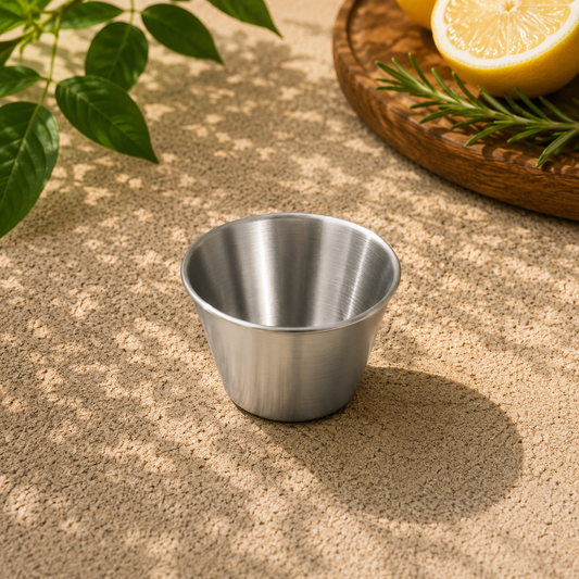 Small Slanted Sauce Cup – 6cm