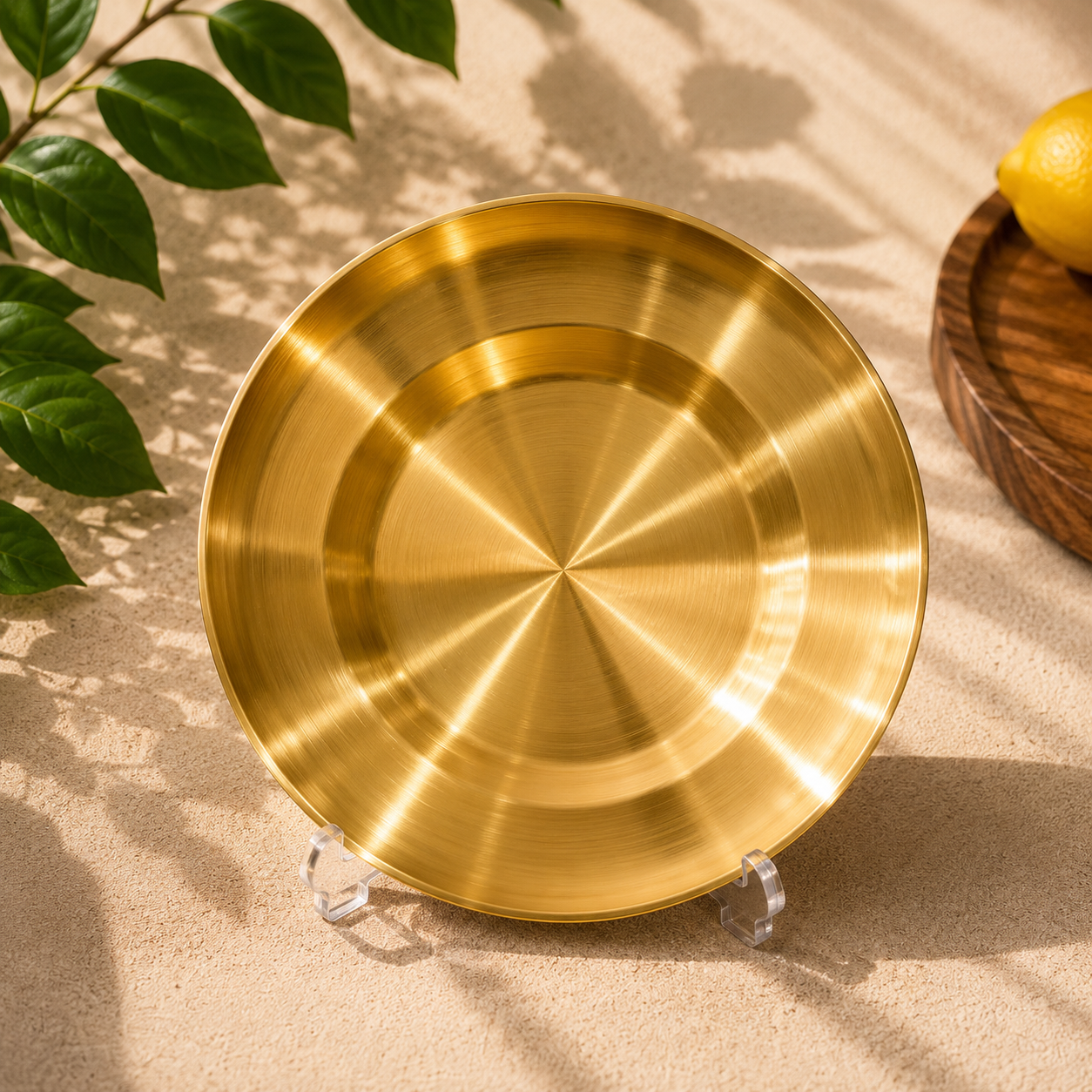 Pasta Plate Gold – 20cm